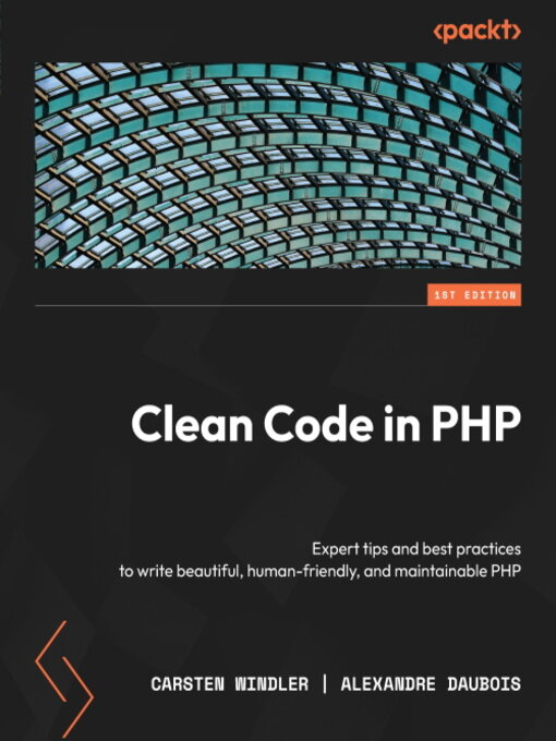 Title details for Clean Code in PHP by Carsten Windler - Available